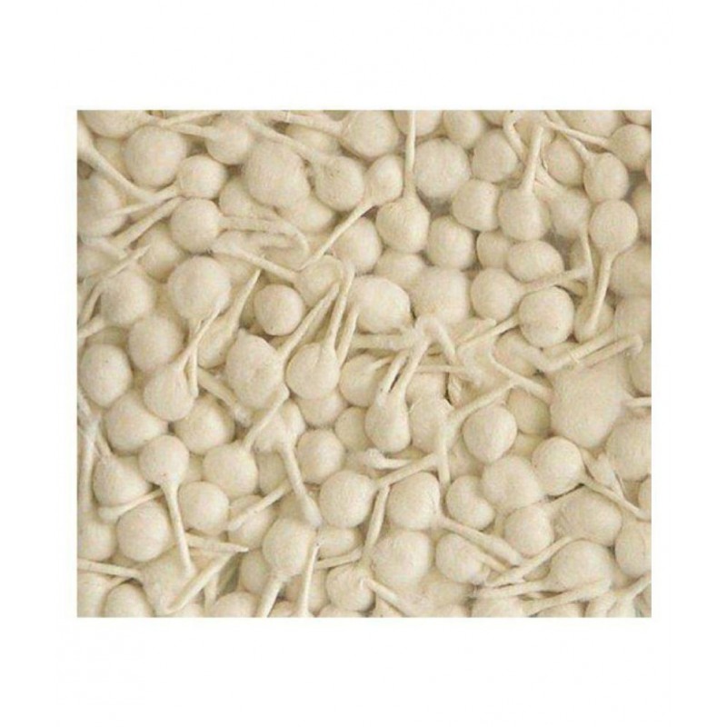 PHOOL BATTI / COTTON ROUND WICKS / COTTON WICKS FOR DIYA / DIYA BATTI COTTON