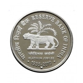 PLATINUM JUBILEE 1 Ru Stainless steel Coin