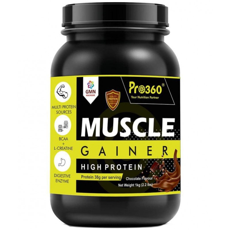 PRO360 Muscle Gainer Protein Powder Supplement 1 kg