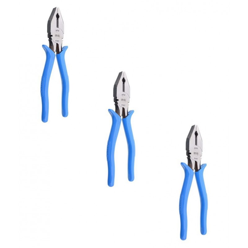 PYE Pack of 3 Lineman Plier 205 mm