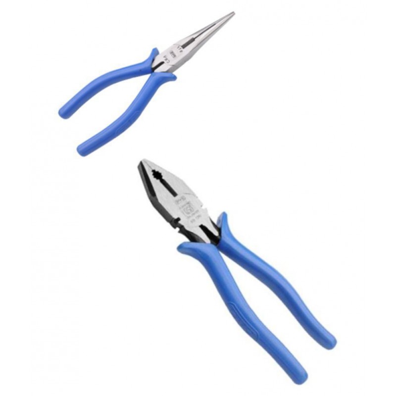 PYE Set of 2 Hand Tool (Nose Plier(911)/Plier 205 mm(908)