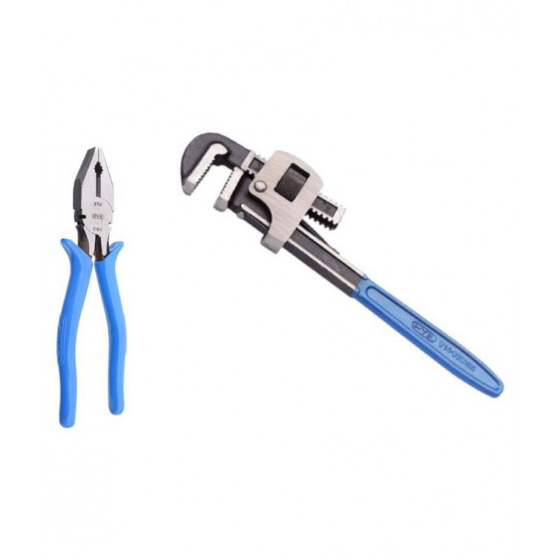 PYE Set of 2 Hand Tool (Pipe Wrench 300mm(912)/Plier 205 mm(908)