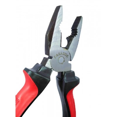 Paradise Tools (India) Sturdy Steel Combination Plier 8-inch for Home & Professional Use and Electrical Work (PTI-Kltrn)