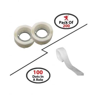 Party Propz 200 Pieces (pack of 2) Glue Dots Permanent Adhesive Balloon Photo Wedding Party Décor