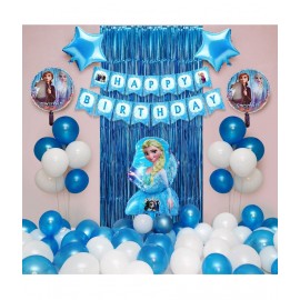 Party Propz Frozen Theme Birthday Decoration for Girls 37Pcs - Princess Elsa Birthday Decorations - Frozen Birthday Decorations for Girls / Frozen Balloons for Birthday Decoration
