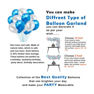 Party Propz Frozen Theme Birthday Decoration for Girls 47Pcs - Princess Elsa Birthday Party Decorations - Frozen Birthday Decorations for Girls / Frozen Balloons for Birthday Decoration
