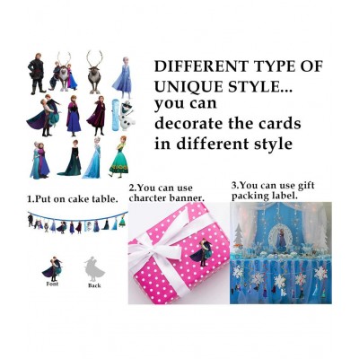 Party Propz Frozen Theme Birthday Decoration for Girls 47Pcs - Princess Elsa Birthday Party Decorations - Frozen Birthday Decorations for Girls / Frozen Balloons for Birthday Decoration