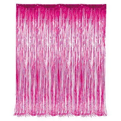 Party Propz Photobooth Props Pink Foil Curtain