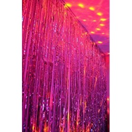 Party Propz Photobooth Props Pink Foil Curtain