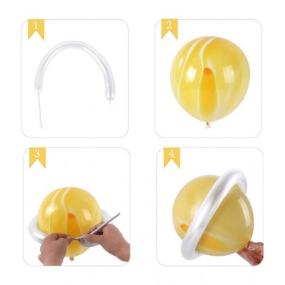 Party Propz Space Theme Birthday Balloons Decoration Kit Combo - 33Pcs Boys Girls Astronaut Kids Party Supplies,Unique Outer Space Balloon Garland Kit,HighQuality PremiumDesign Latex and Foil Balloon