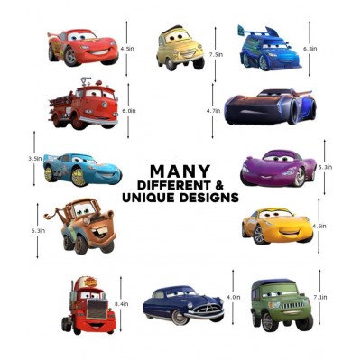 Party propz Car Theme Birthday Decoration Combo - 46Pcs Birthday Decoration Kit Car Theme for Boys - Birthday Decoration for Boys Theme/ Happy Birthday Decoration Kit for Boy