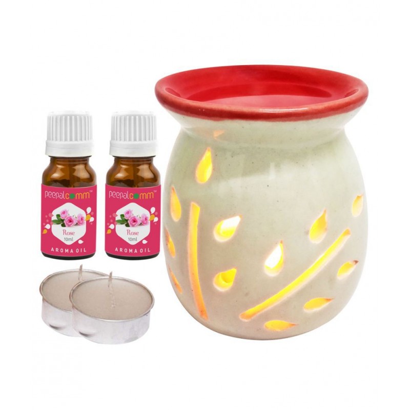 PeepalCo Ceramic Aroma Oils & Diffusers Set - Pack of 5