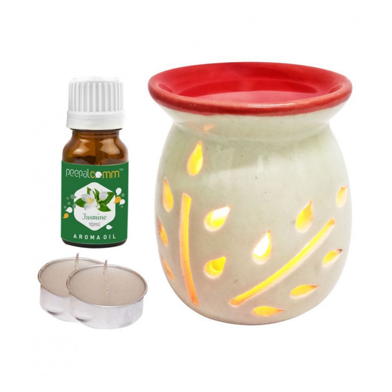 Peepalcomm Ceramic Aroma Oils & Diffusers Set - Pack of 4