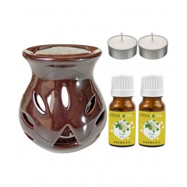 Peepalcomm Ceramic Aroma Oils & Diffusers Set - Pack of 5
