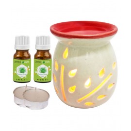 Peepalcomm Ceramic Aroma Oils & Diffusers Set - Pack of 5