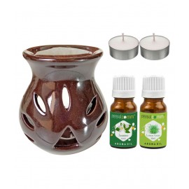Peepalcomm Ceramic Aroma Oils & Diffusers Set - Pack of 5