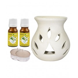 Peepalcomm Ceramic Aroma Oils & Diffusers Set - Pack of 5