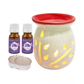 Peepalcomm Ceramic Aroma Oils & Diffusers Set - Pack of 5