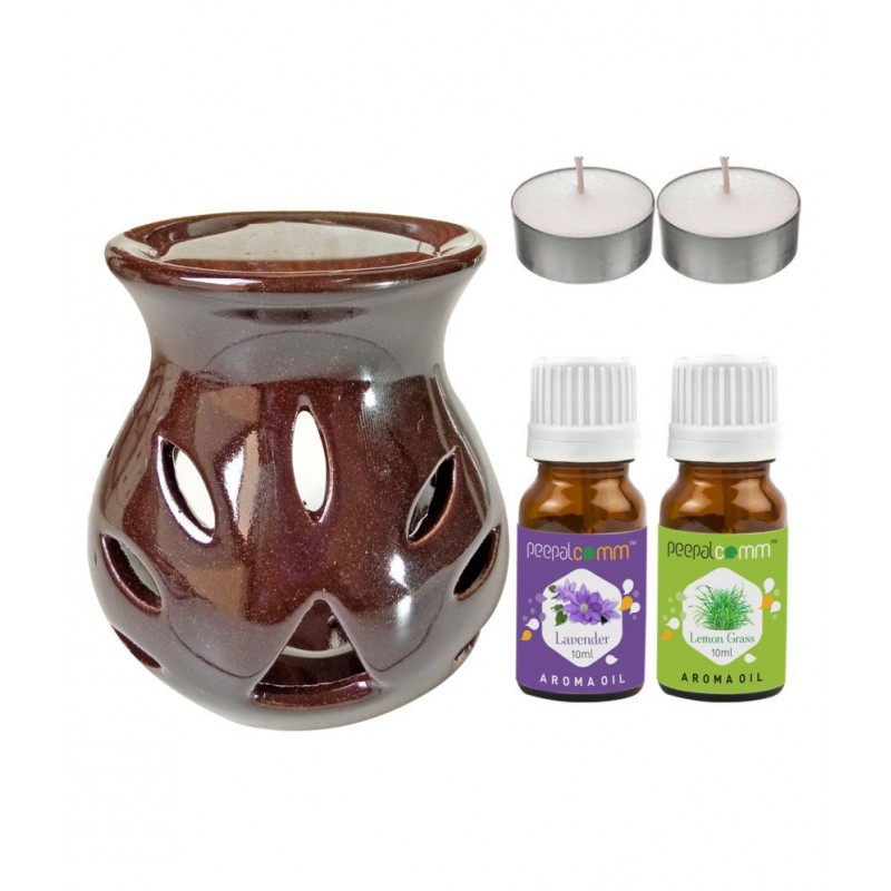 Peepalcomm Ceramic Aroma Oils & Diffusers Set - Pack of 5
