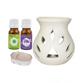 Peepalcomm Ceramic Aroma Oils & Diffusers Set - Pack of 5