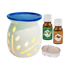 Peepalcomm Ceramic Aroma Oils & Diffusers Set - Pack of 5