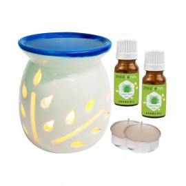 Peepalcomm Ceramic Aroma Oils & Diffusers Set - Pack of 5