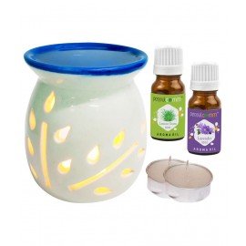 Peepalcomm Ceramic Aroma Oils & Diffusers Set - Pack of 5