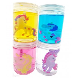 Penyan™ Non Toxic DIY Crystal Clay Soft Unicorn Slime Magic Mud in Assorted Colors Set Toy Gifts ( Age 5+ Year ) ( Pack of 4 )