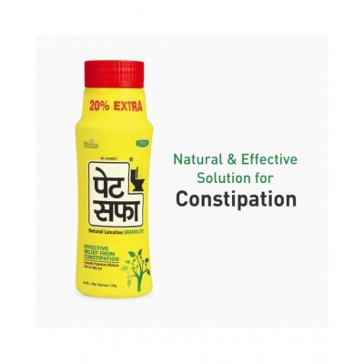 Pet Saffa Natural Laxative Granules 120gm, Pack of 10 (Helpful in Constipation, Gas, Acidity, Kabz), Ayurvedic Medicine