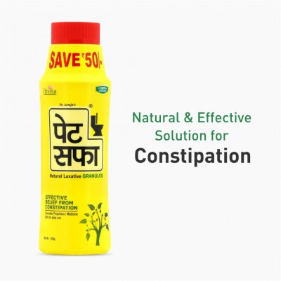 Pet Saffa Natural Laxative Granules 200gm, Pack of 4 (Helpful in Constipation, Gas, Acidity, Kabz), Ayurvedic Medicine