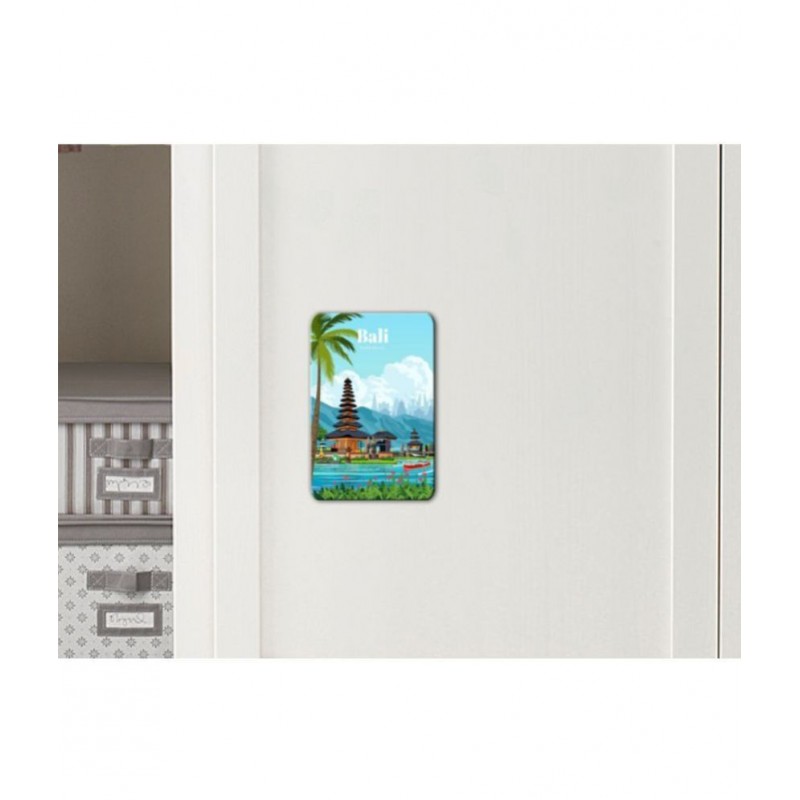 Photojaanic Bali Indonesia Magnets for Fridge Rubberized Square Fridge Magnets Fridge Magnet - Pack of 1