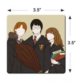 Photojaanic Harry Potter Magnets Rubberized Square Fridge Magnets Fridge Magnet - Pack of 1