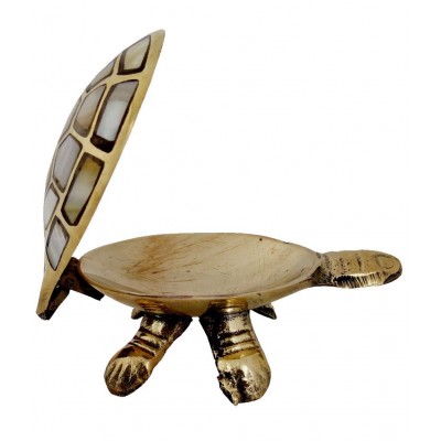 Pindia Fancy Handcrafted Brass Turtle Paper Weight