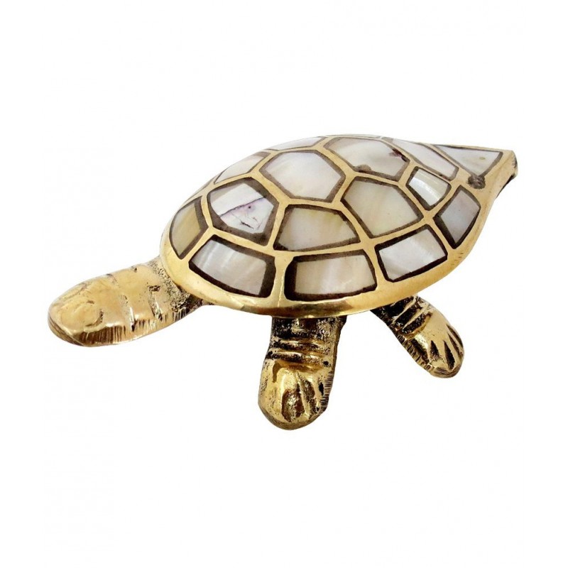 Pindia Fancy Handcrafted Brass Turtle Paper Weight