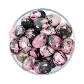 Pink Rhodonite Natural Agate Stone Tumble
