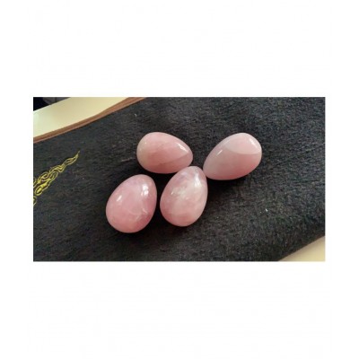 Pink Rose Quartz Egg Natural Agate Stone Egg