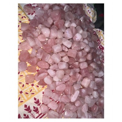 Pink Rose Quartz Natural Agate Tumble Stone