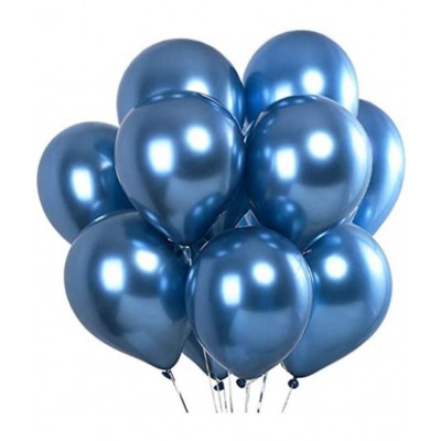 Pixelfox  Solid Birthday / Anniversary Party Decoration Balloons (Red, Blue, Golden) Pack of 50