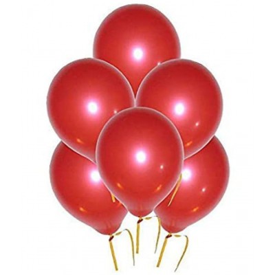 Pixelfox  Solid Birthday / Anniversary Party Decoration Balloons (Red, Blue, Golden) Pack of 50