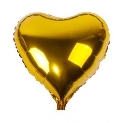 Pixelfox Happy Anniversary (16 Gold Foil Letters)  + 2 Gold Heart + 30 Metallic Balloons (Gold)