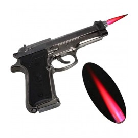 Pocket Gun Shape smokers Gas Lighter For travel Steel Gas Lighter