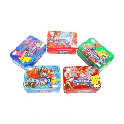 PokeMon Sun & Moon-Cosmic Eclipse, Playing Cards Game Totally Surprising Cards Game in Attractive Metal Tin Box for All Age
