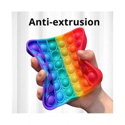 Pop It Fidget Toys - Square Set of 2,Push Pop Bubble Fidget Sensory Toy,Autism Special Needs Silicone Stress Relief Toy,Great Fidget Toy Sensory Toys Novelty Gifts for Girls Boys Kids Adults