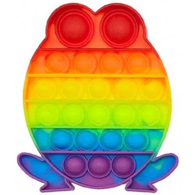 Pop It Fidget hurt & frog popit combo pack of 2 popit shape Toys,Push Pop Bubble Fidget Sensory Toy,Autism Special Needs Silicone Stress Relief Toy,Great Fidget Toy Sensory Toys Novelty Gifts for Girls Boys Kids Adults  (Multicolor)