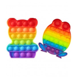 Pop It Sensorial Ursinho & frog popit combo pack of 2 popit Fidget Toy Pop Bubble Sensorial Ursinho - Fidget Toys