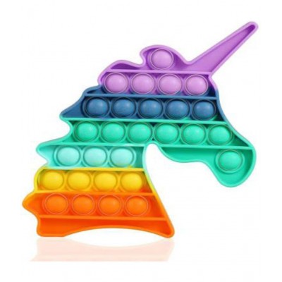 Pop It Unicone & baby yoda popit combo pack of 2 popit shape Fidget Toys for Kids Silicon Stress Relief Educational Toy Push Pop Bubble Fidget