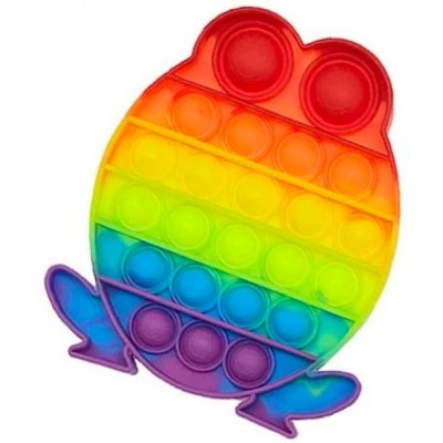 Pop It frog & Ice cream bite softi popit combo pack of 2 popit shape pop it Fidget Toy, Silicone Push Pop Squeeze Anxiety Stress Relief Bubble Popping Sensory Toy, Frog Toy Fidgets for Kids Adults, Popper Learning