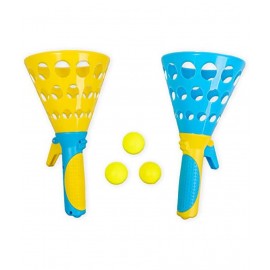 Pop and Catch Twin Ball Game Indoor Outdoor Toy Set