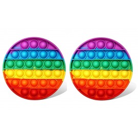 PopIt Fidget Toy for Boys & Girls Round 2pc