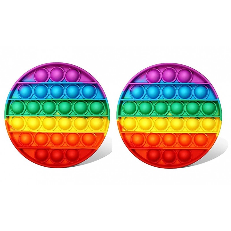 PopIt Fidget Toy for Boys & Girls Round 2pc